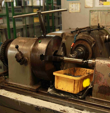 KEY溝加工ライン